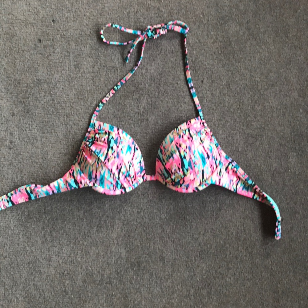 Colorful bikini top